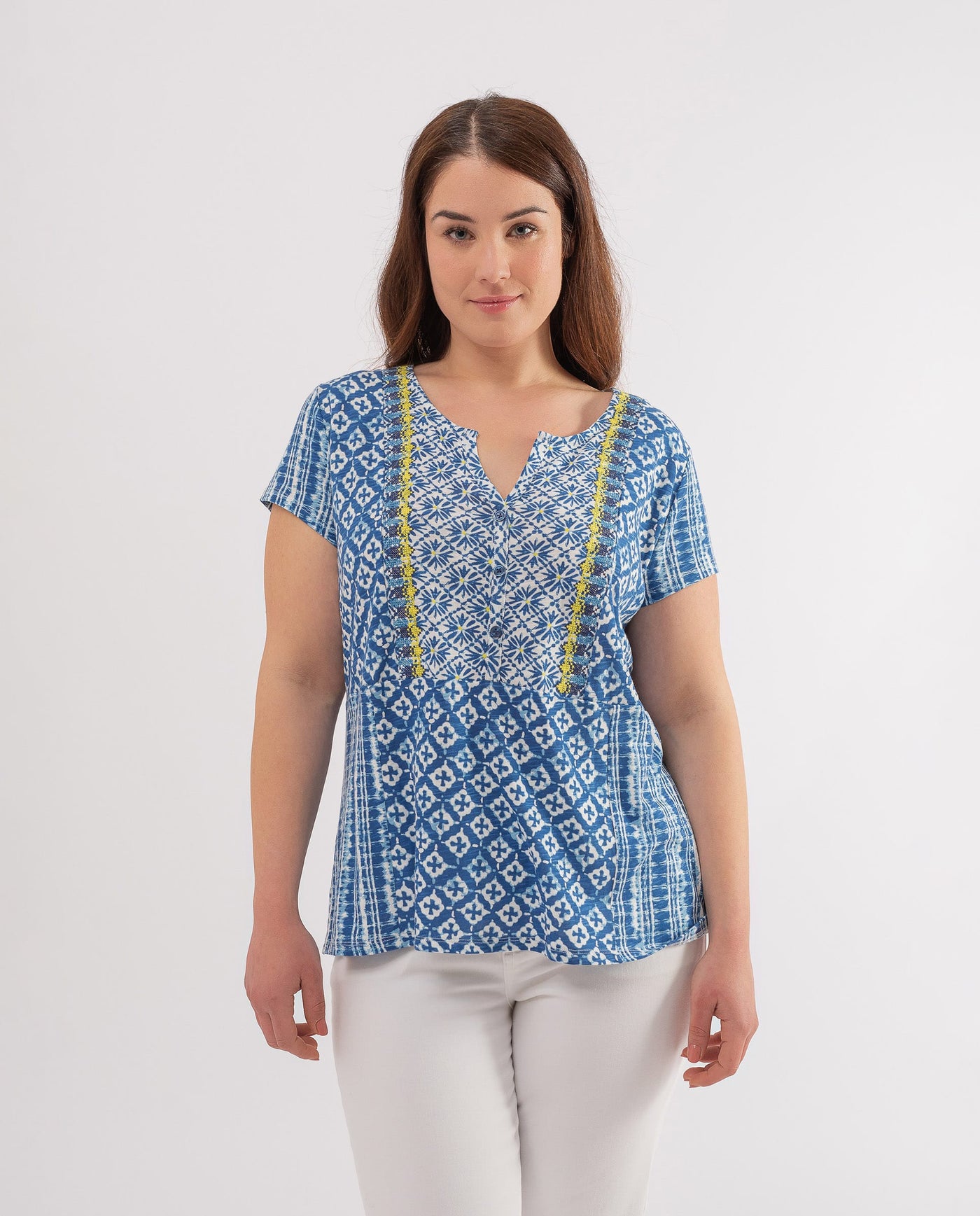 CAMISETA MIX ESTAMPADOS AZUL COBALTO