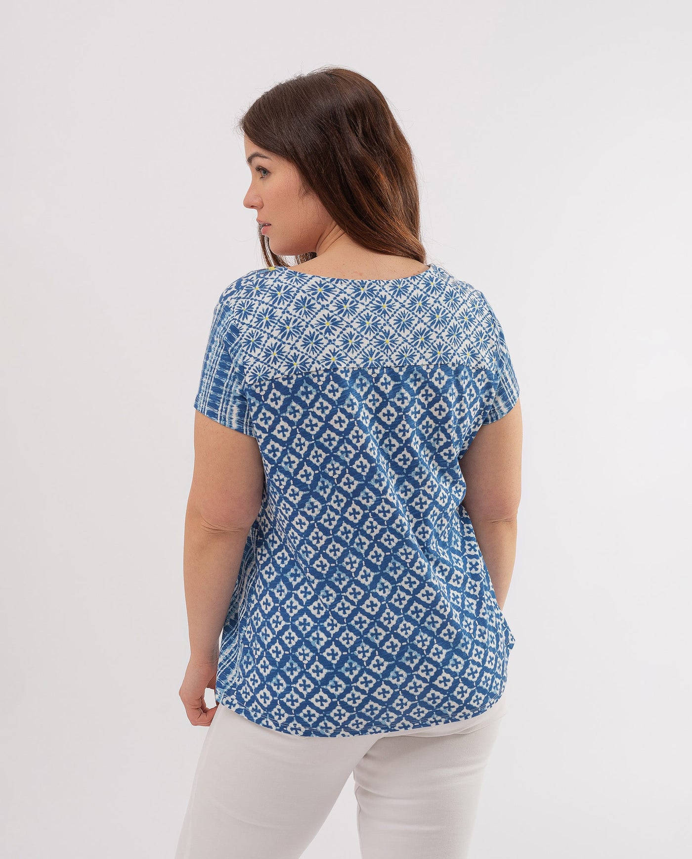 CAMISETA MIX ESTAMPADOS AZUL COBALTO