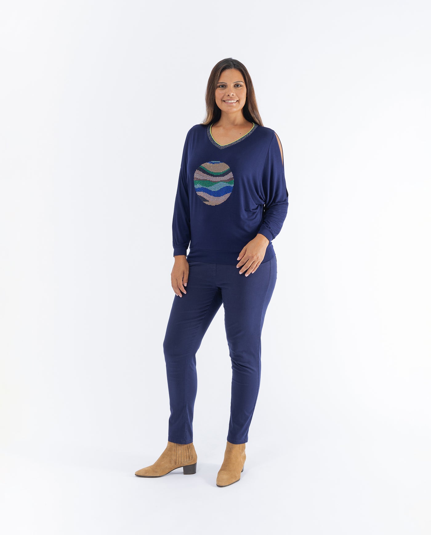 LEGGING COLOR  AZUL OSCURO