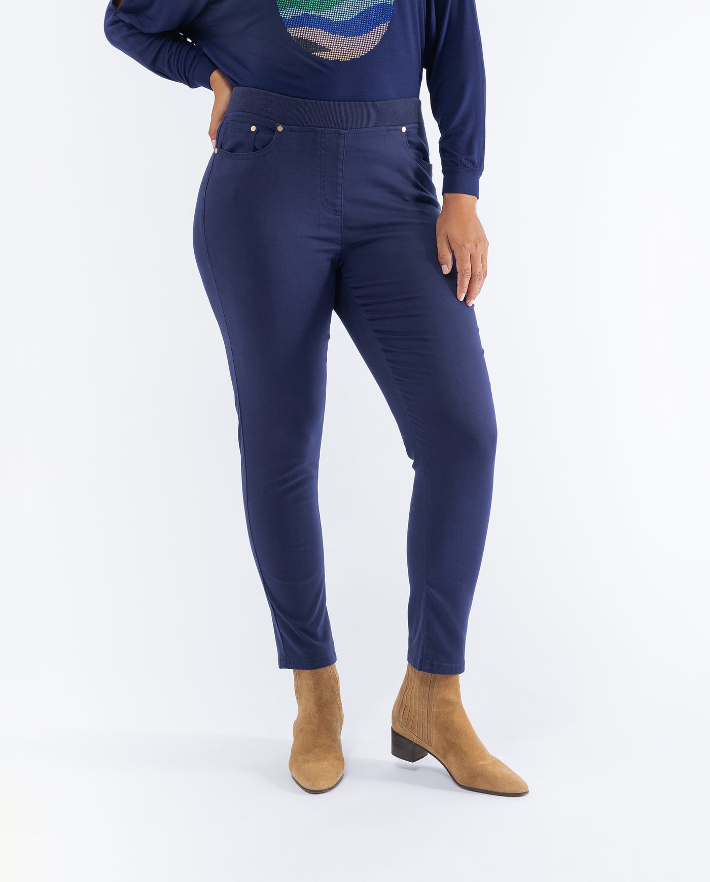 LEGGING COLOR  AZUL OSCURO