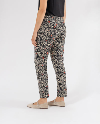 PANTALON PIJAMERO PUNTO  NEGRO