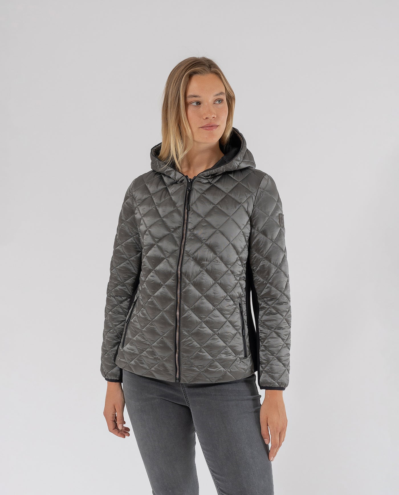 PARKA TECNICA COMBINADA GRIS