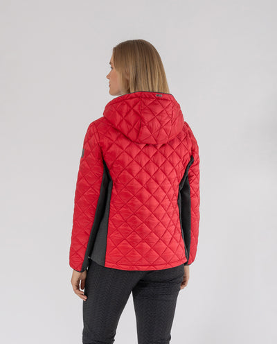 PARKA TECNICA COMBINADA ROJO