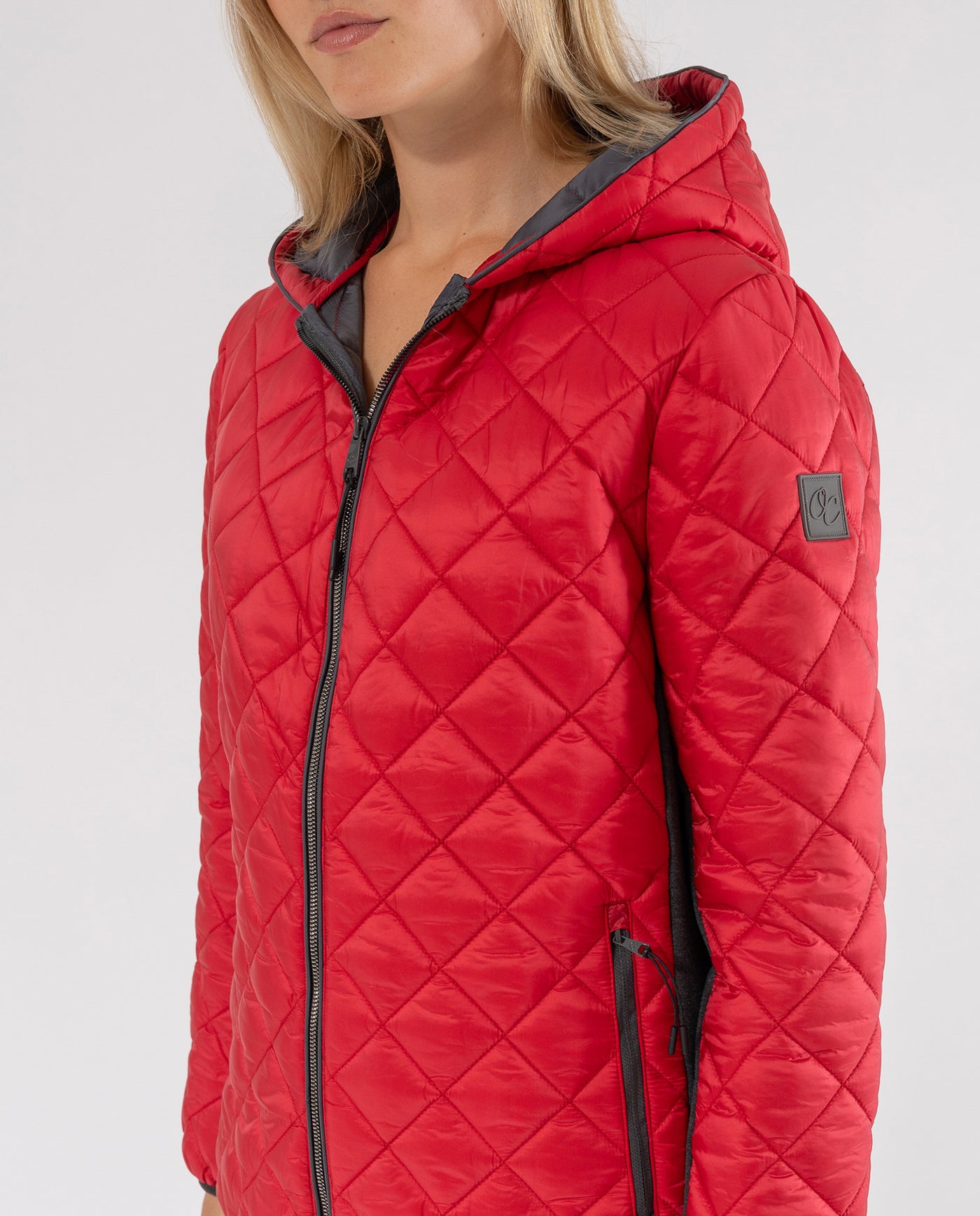 PARKA TECNICA COMBINADA ROJO