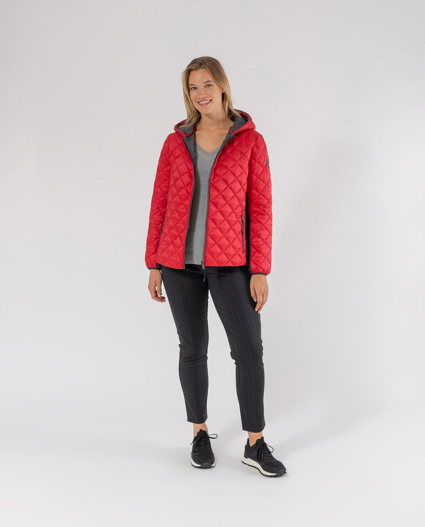 PARKA TECNICA COMBINADA ROJO