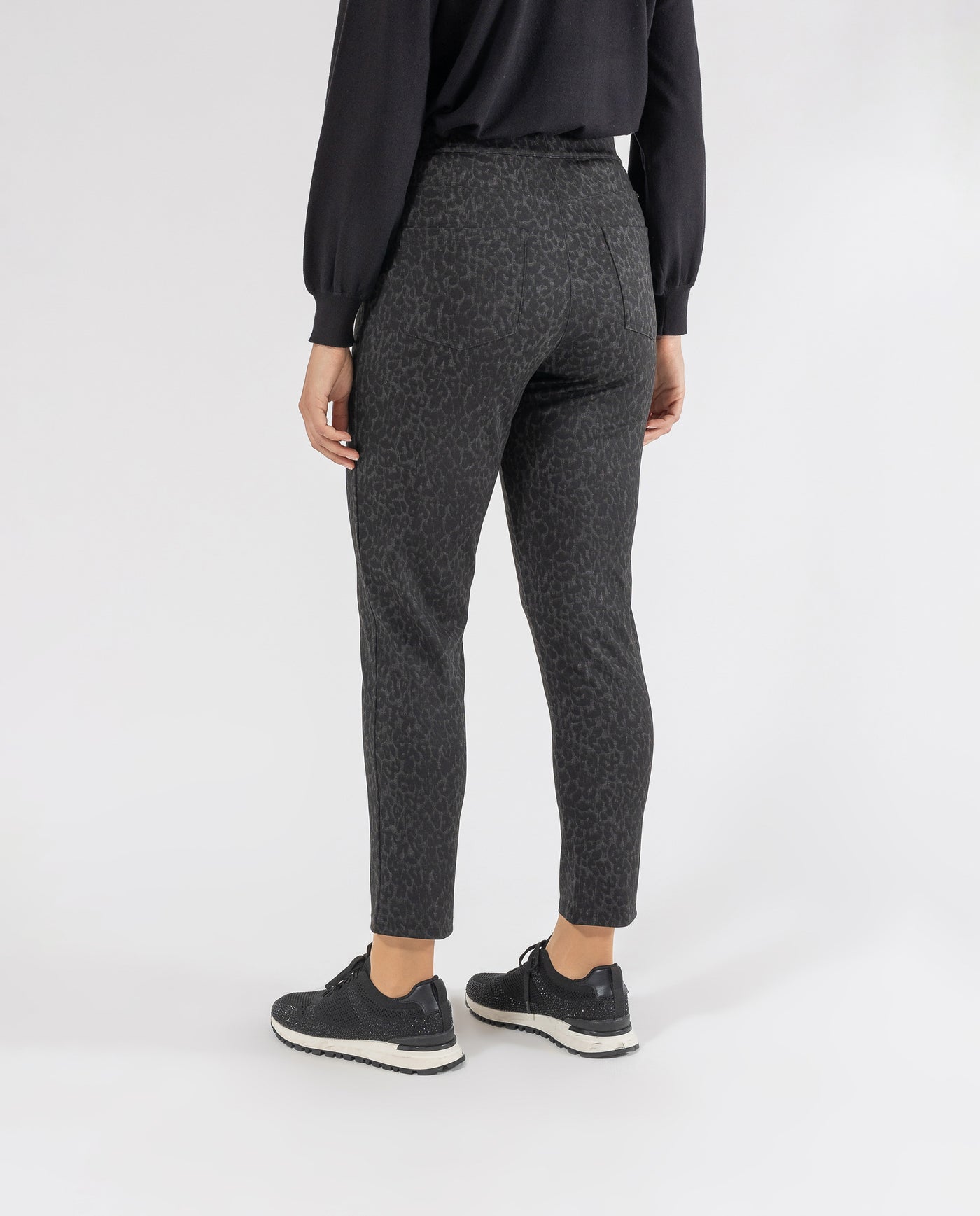 LEGGINGS PUSH-UP ESTAMPADO NEGRO