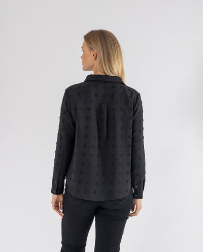 BLUSA PLUMETI   NEGRO