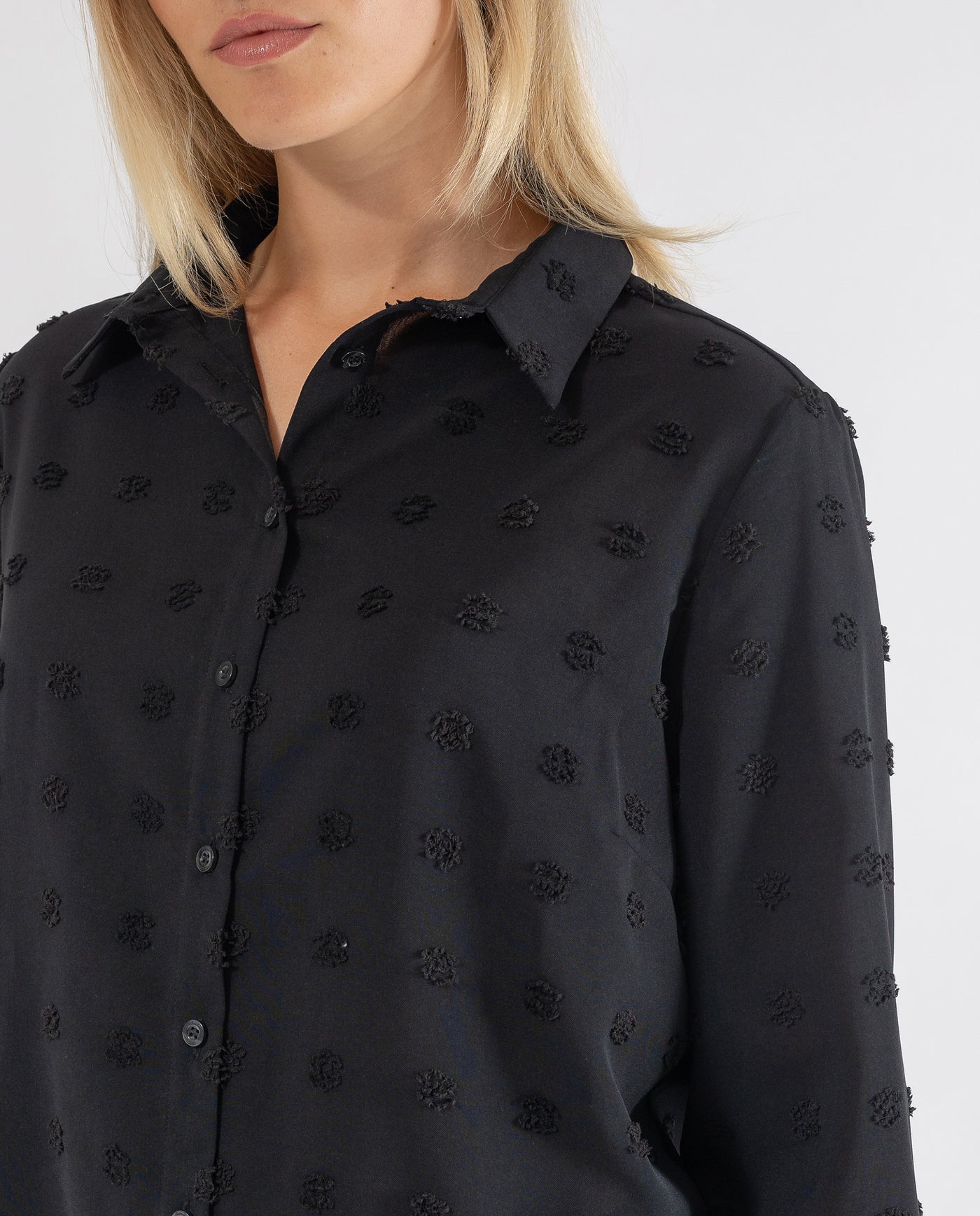 BLUSA PLUMETI   NEGRO