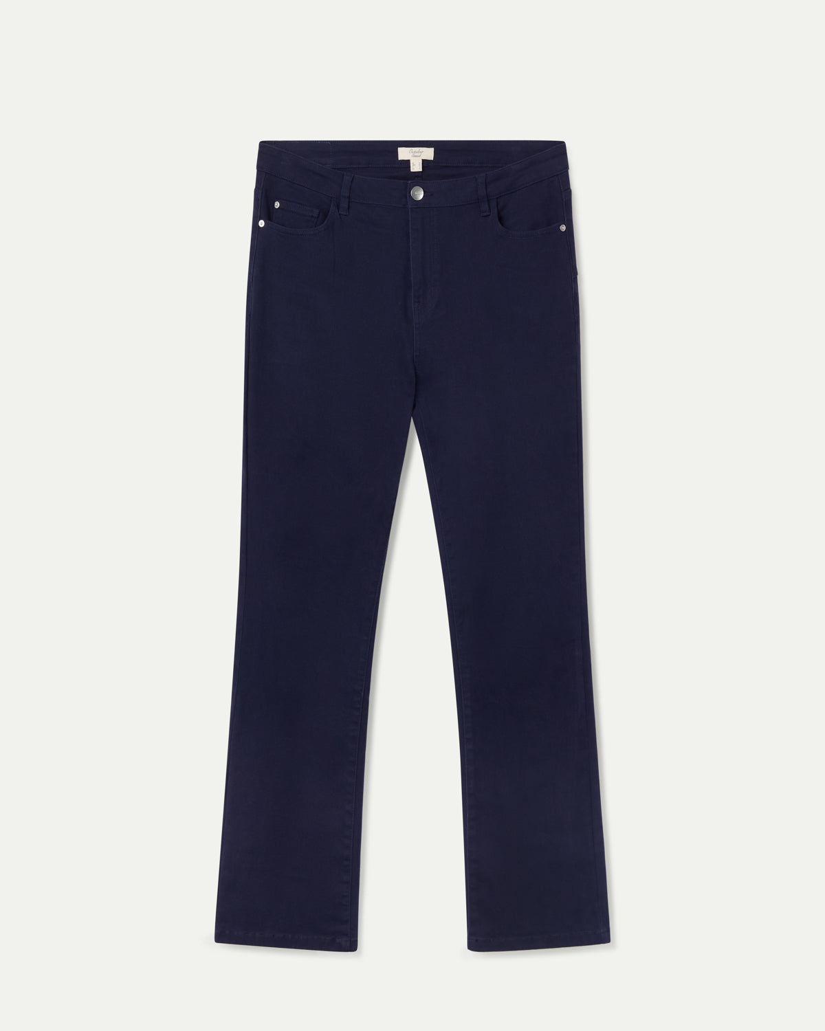 BLUE PUSH UP FIVE POCKET PANTS